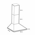 thumbnail image 2 of Campana Extractora  Piramidal KUTCHEN KCP10280 80 cm Acero Inoxidable con Luz LED y 3 Velocidades, 2 of 4