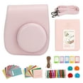 thumbnail image 2 of Mini Instant Camera Protective Bag PU Case with Album Filters Colorful Hanging Frames Stickers for Mini 12, 2 of 7