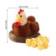 thumbnail image 3 of Adorable gallina y pollito, tiernos animales de granja de peluche, ideales para la habitación infantil y para regalar, 3 of 7