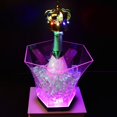 thumbnail image 4 of Glowing Led Ice Bucket 6l Holder Power By 2 AA Batteries 7 Color Changing Large Capacity Storage Tub For Champagne Bottle KTV Party, 4 of 9