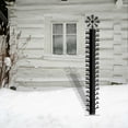 thumbnail image 4 of Sunshinehomely Snow Gauge Outdoor, 36 Inch Snow Measuring Stick, Metal Christmas Snow Gauge, Winter Snow Ruler Snowfall Measuring Gauge, Iron Art Snow Gauge for Christmas Yard Decorations, 4 of 7