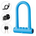 thumbnail image 2 of LJNYFDC Safety Lock Bicycle Lock High Strength Rustproof Sturdy Construction Easy Installation Universal Zinc Alloy U Lock MTB 1 Set, 2 of 7