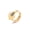 Golden, variant on Titanium Steel Jewelry Diamond Heart Ring For Women Casual Plated Gold Rose Gold Finish Fashion Accessory Glow