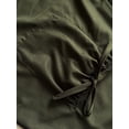 thumbnail image 6 of Plus Size Women's Green A-Line Dress, Casual Sleeveless Beach Vacation Dress, Summer, 6 of 6