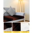 thumbnail image 4 of Red Black Ombre Couch Cushion Covers Stretch, Washable Sofa Seat Covers Individual Seat Cushion Sofa Slipcovers Modern Gradient Abstract Art Couch Cover Furniture Protector S-2PCS, 4 of 7