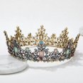 thumbnail image 5 of Queen Crown for Women - Baroque Wedding Tiaras and Crowns, 5 of 5