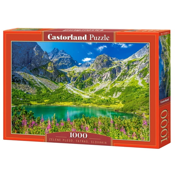 CASTORLAND 1000 Piece Jigsaw Puzzles, Zelene Pleso, Tatras, Slovakia, Mountains landscape, Nature puzzles, Adult Puzzle, Castorland C-105267-2