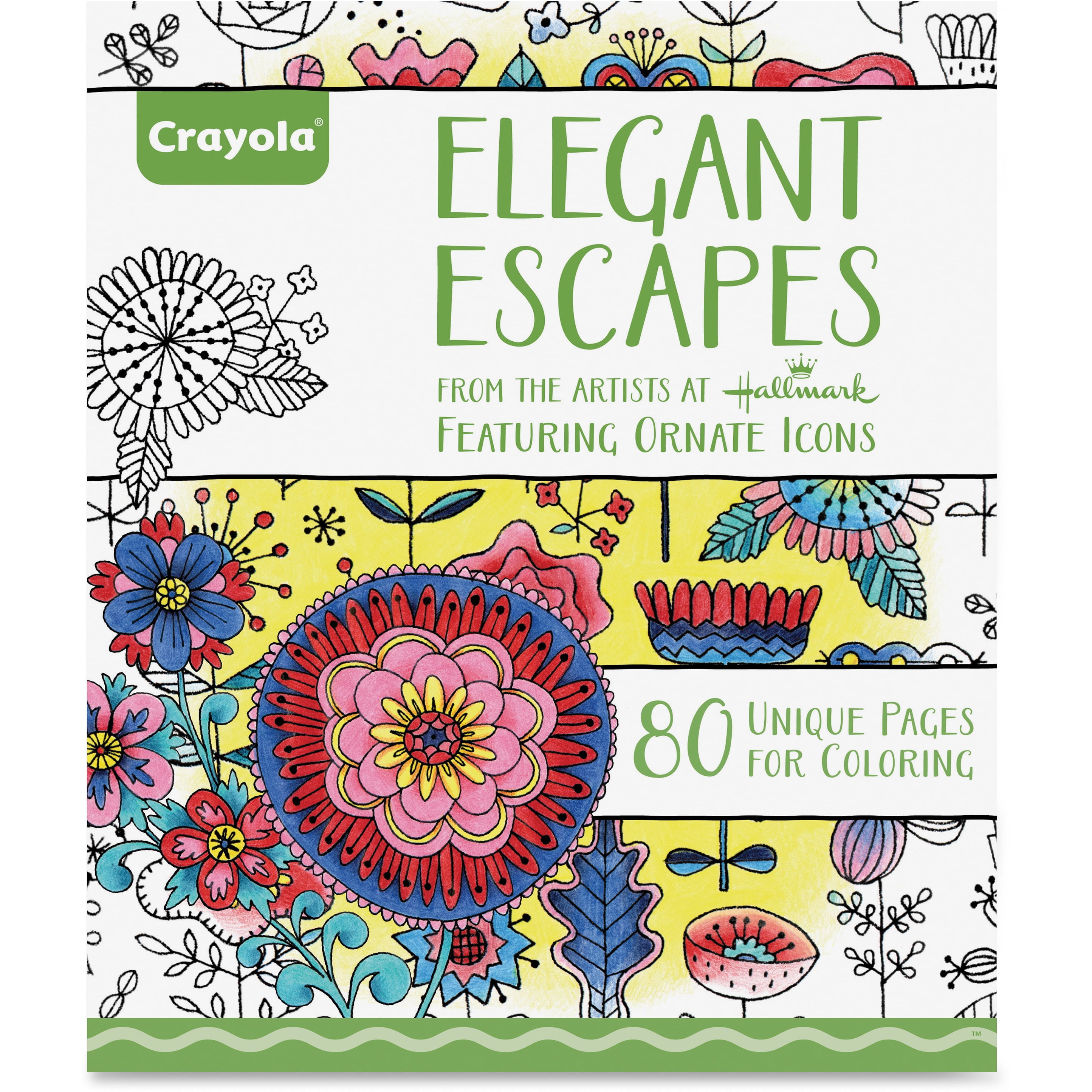 Crayola Adult Coloring Book - Elegant Es - Stationery - 1 Piece