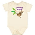 thumbnail image 3 of Inktastic Future Actor Childs Acting Theater Monkey Boys or Girls Baby Bodysuit, 3 of 5