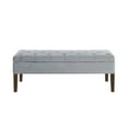 thumbnail image 4 of Tufted bench with soft velvet upholstery | In living areas, gives a cozy and stylish seating experience, 4 of 4