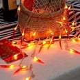 thumbnail image 1 of Cadena de luces OKBA Chili Pepper 40 LED rojas, paquete de 2, 1 of 7