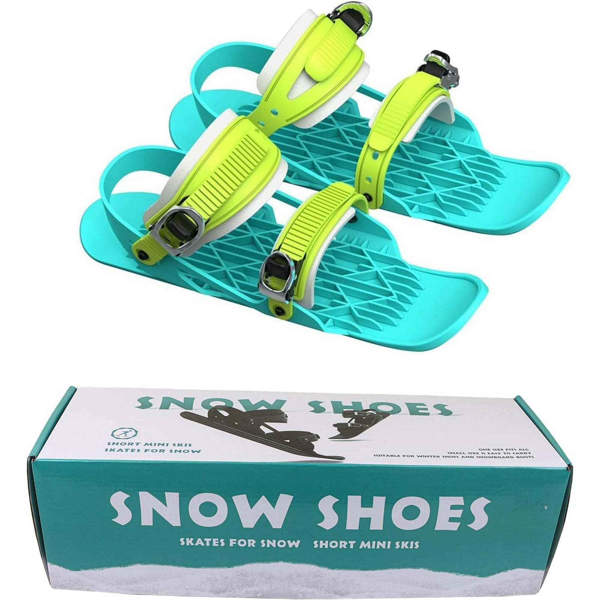 Lucky Bums 120cm Youth Kids Plastic Snowboard w/ Adjustable