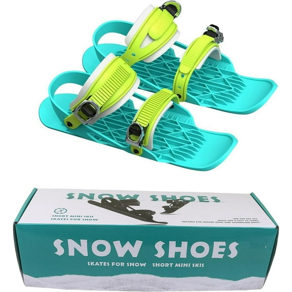 Mini short snow skates, mini short ski skates for ski pro, adjustable short mini ski skates, winter sports ski equipment