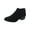 Black, variant on Style & Co. Womens Wileyy Faux Suede Padded Insole Booties