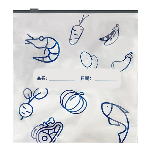 Sacs de Rangement en Papier D\'aluminium Robustes de Qualité Supérieure pour Congélateur et Réfrigérateur - Sacs Étanches à l'Air pour Aliments Frais, Réutilisables, Épaissis et Anti-Fuites pour Viande, Fruits de Mer, Légumes