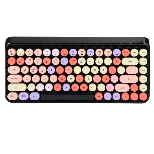 Teclado Punk Inalámbrico Para Bluetooth Smartphones Laptops Accesorios Universales Kb203 Serendint EL008038-00