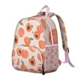 thumbnail image 2 of Lightweight Backpack with Peach Fruit Design, Cute Small School Bag for Daily Use, Juicy and Fun Print for Everyday Carry, 2 of 6