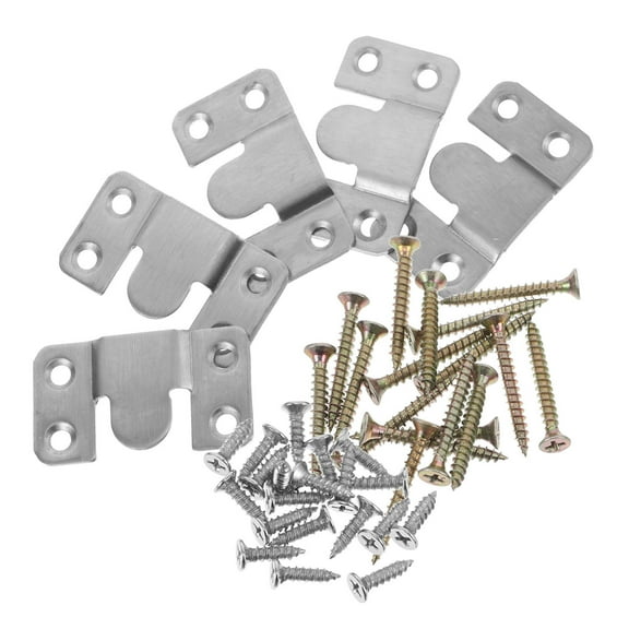 SEWCHICS Hanging Hardware Stainless Steel Furniture 4Pairs