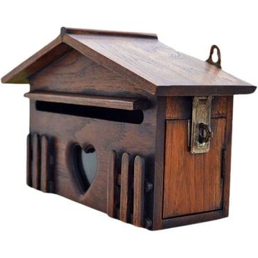 Masteelf  Post Boxes outside Waterproof Charity Buckets with Lids Wall Mounted Mailbox