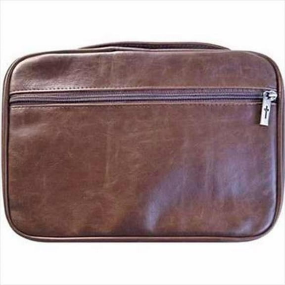 White Dove Designs 08698X Bible Cover Distressed Leather Look Xxl Brown