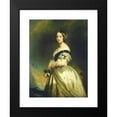 thumbnail image 2 of Studio of Franz Xaver Winterhalter 11x14 Black Modern Framed Museum Art Print Titled - Queen Victoria (C. 1843), 2 of 5