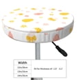 thumbnail image 4 of Disketp Funny Chicken Funda Redonda para Taburete, Funda de Cojín para Silla de Bar Suave y Elástica-14 inch, 4 of 7