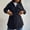 Black, variant on Ladies Autumn Winter Solid Color Long Lapel Loose Belt Warm Coat Jacket Womens plus Size Fall Clothes Womens Winter Jacket 2x 4x Coats for Women plus plus Size Women's Winter Coats Wool Women Coat 3xl
