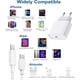 thumbnail image 2 of Cargador para iPhone - [Certificado por Apple MFi] - Cargador rápido USB C PD de 20 W con adaptador de cargador tipo C a cable Lightning de 6 pies para iPhone 14/14 Plus/14 Pro/14 Pro Max/13/12/11/X/SE /iPad Pro Kuyhfg Bienvenido a Kuyhfg, 2 of 5