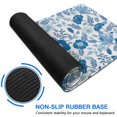 thumbnail image 6 of Long Mouse Pads for Desk,Pioneer Flower Floral Print Pattern Desk Mats on Top Of Desks, Desk Mouse Pad Extra Large with 3mm Non-Slip Base and Stitched Edge for Gaming,Office,Work,Home 35.4"x15.7", 6 of 6