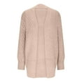 thumbnail image 5 of QUYUON Cardigan Sweaters for Women 2023 Sale Long Sleeve Womens Sweaters Fall 2023 Cardigan Polyester Long Cardigan Sweater Cardigan Jacket Style Q-5602 Winter Knit Sweater Outerwear Coat Khaki S, 5 of 7