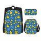 thumbnail image 1 of Balery Rubber Duck Mochila escolar 3 en 1 para niños: mochila resistente con lonchera térmica y estuche para lápices. Mochila escolar para niños y niñas., 1 of 7