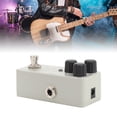 thumbnail image 1 of Pedal De Efectos De Guitarra Eléctrica, Pedal Compresor DC 9V Ajustable Más Amplio True Bypass aleación De Aluminio Con Almohadilla De Goma Antideslizante Para Conciertos, 1 of 7