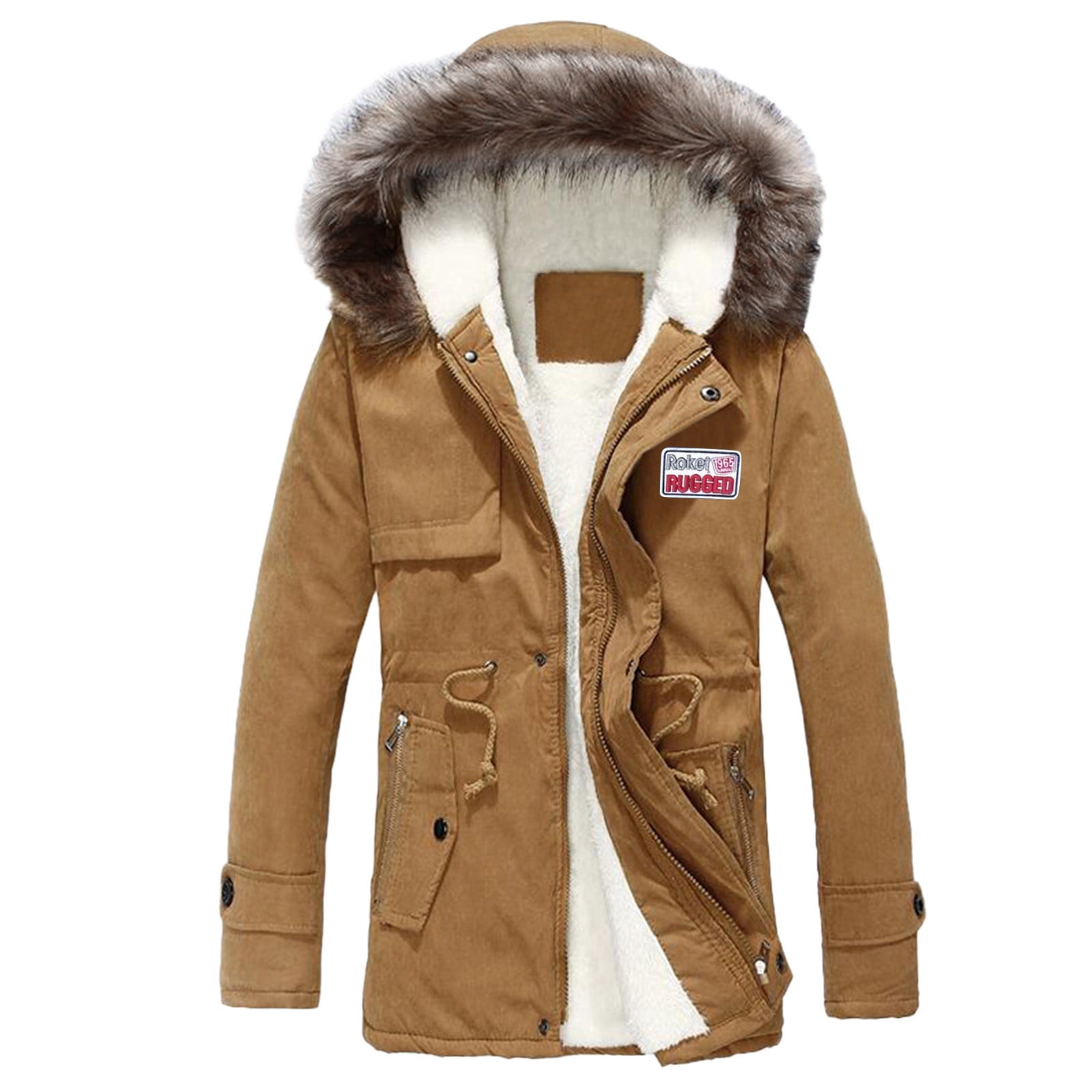 kpoplk Mens Winter Jackets Men's Winter Fashion Top Coats