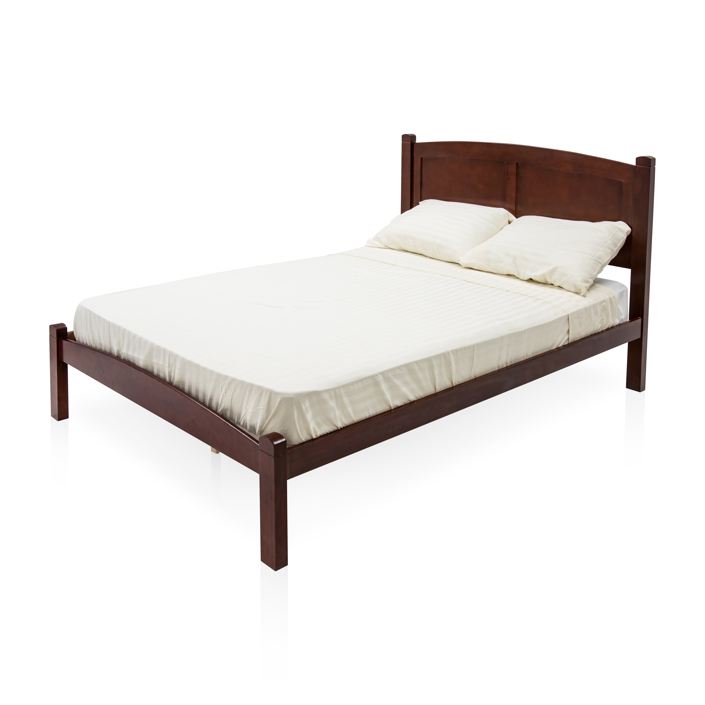 Furniture of America Nesta Cottage Wood Platform Bed, Twin, Cherry