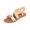 Gold, variant on OAVQHLG3B Women's Casual Sandals Flats Sandals Summer Shoes Beach Snadals