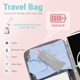 thumbnail image 3 of 2026 upgraded portable wireless water flosser, 350ml water tank and travel storage bag, 5 modes with 7 waterproof, suitable for home and travel, charging electric flosser for teeth cleaning (pink), 3 of 4