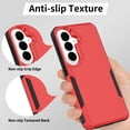 thumbnail image 3 of Defender Case for Samsung Galaxy S26 5G 6.3", Dual Layer PC+TPU Rugged Shockproof Full Body Protective Cover,Red,For Galaxy S26 5G, 3 of 6