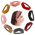 thumbnail image 1 of Diademas para mujer con lazos elásticos anudados, accesorios para el cabello (paquete de 8), 1 of 5