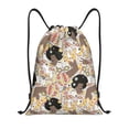 thumbnail image 1 of Fotbe Groovy Disco Bolsa Mochila con Cordón Estampada, Bolsa de Gimnasio Deportiva, Bolsa Cinch, Bolsa con Cordón para Hombres y Mujeres-Medium, 1 of 6