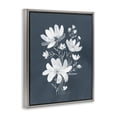 thumbnail image 4 of Stupell Industries White Floral with Outline Plants & Flowers Painting Gray Floater Framed Canvas Art Print Wall Art, 25 x 31, 4 of 10