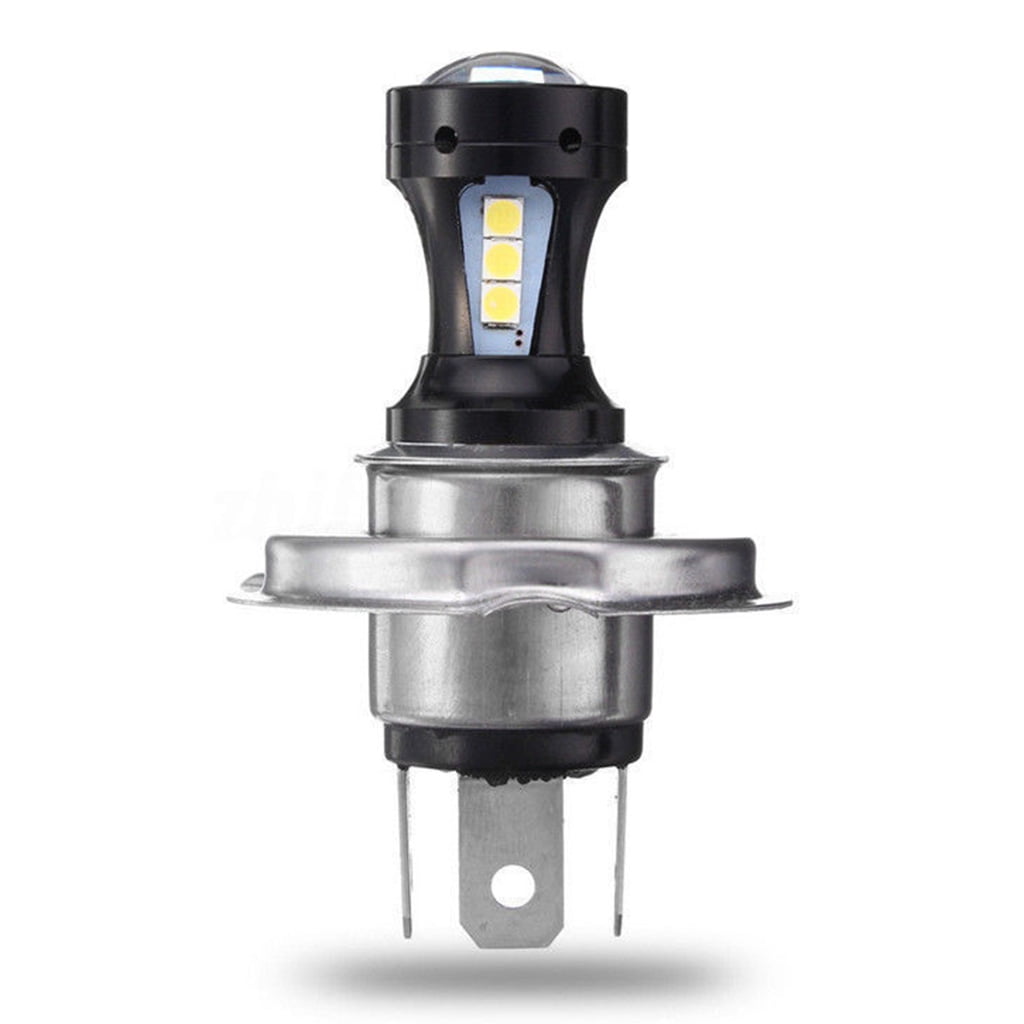 H4 For Motorcycle Motorbike LED Hi/Lo Beam Headlight Light Bulb 6500K Lamp