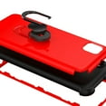 thumbnail image 4 of Apple iPhone 11 Pro (5.8") Case Magnetic Ring Kickstand Hybrid Tuff Armor Protective Stand 3 Layer Heavy Duty ,Xpm Phone Cover for iPhone 11 Pro - Red, 4 of 7