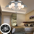 thumbnail image 4 of OUNONA 4pcs Chandelier Shade Installation Assistance Pendant Lamp Chassis for Ceiling Light Iron, 4 of 8