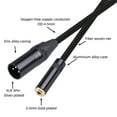 thumbnail image 1 of Dual Shielded Audio Cable Wear-resistant Plug Adapter Microphone Music Player. Dual Video Camera Switch Home Supplies for Smartphone Microphone Music Player 2m, 1 of 7