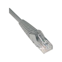 Tripp Lite 75ft Cat6 Gigabit Snagless Molded Patch Cable (RJ45 M/M) - Gray