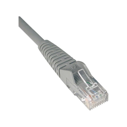 Tripp Lite 75ft Cat6 Gigabit Snagless Molded Patch Cable (RJ45 M/M) - Gray