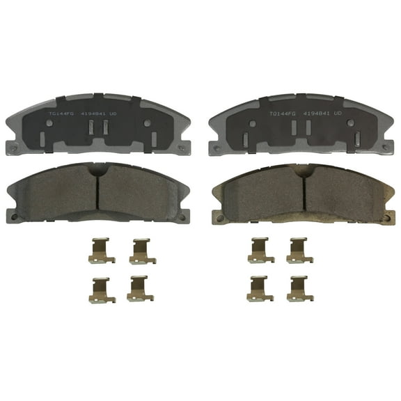Wagner ThermoQuiet QC1611B Ceramic Disc Brake Pad Set Fits select: 2016 FORD EXPLORER, 2017-2019 FORD EXPLORER XLT