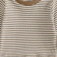 thumbnail image 4 of KPOPLK Toddler Baby Boys T-Shirts Crewneck Stripe Print Casual Long Sleeve Kids Fall Winter Basic Tops 3 6 9 12 18 24 Months,Size 3-6 Months, 4 of 4