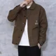 thumbnail image 4 of Con estampado de moda, abrigo vaquero suelto para hombre al precio más bajo, ropa de diseñador de bajo costo, talla L, chaquetas vaqueras elegantes y económicas para hombre, 4 of 5