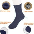 thumbnail image 4 of Hfolob Socks Casual Winter Warm Thermal Women Mid Comfort Socks 5-Pack, 4 of 9